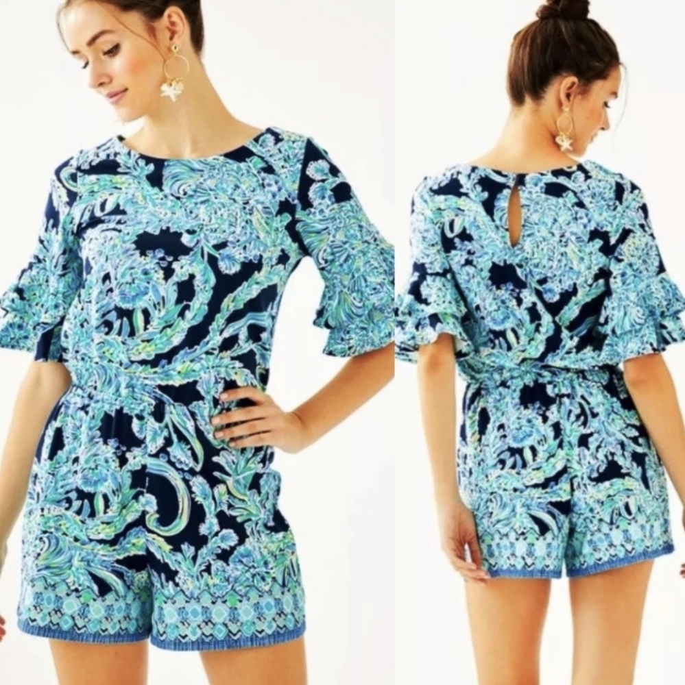 {Lilly Pulitzer} Brand New Lula Romper